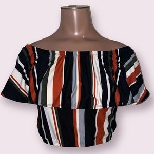 FEARLESS BRAND CROP TOP SUMMER VIBE SIZE SMALL